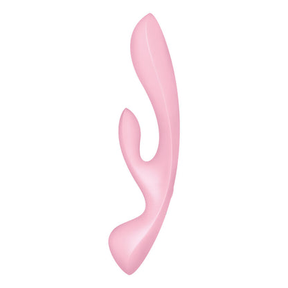 SATISFYER - VIBRATION HYBRIDE TRIPLE OH ROSE - 7eme ciel