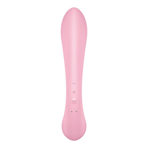 SATISFYER - VIBRATION HYBRIDE TRIPLE OH ROSE