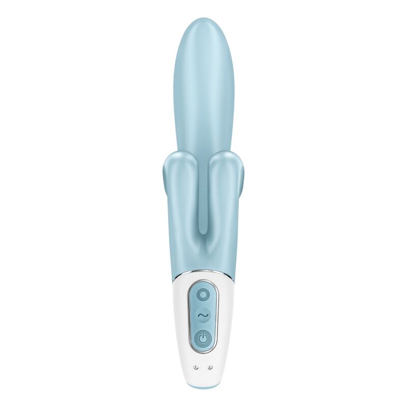 SATISFYER - VIBRATION DE LAPIN TOUCH ME BLEU - 7eme ciel