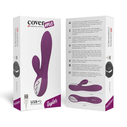 COVERME - VIBRATEUR TAYLOR COMPATIBLE AVEC LA TECHNOLOGIE SANS FIL WATCHME - 7eme ciel