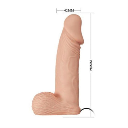 BAILE - HARNAIS DE ULTRA PASSIONNÉE 19.4 CM NATUREL - 7eme ciel