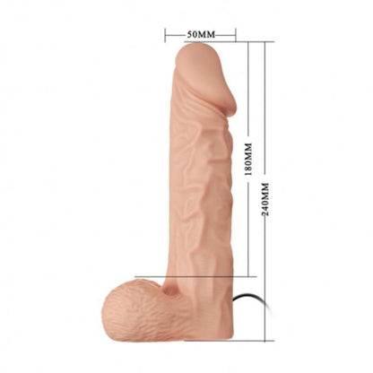 BAILE - HARNAIS DE ULTRA PASSIONNÉE 24 CM NATUREL - 7eme ciel