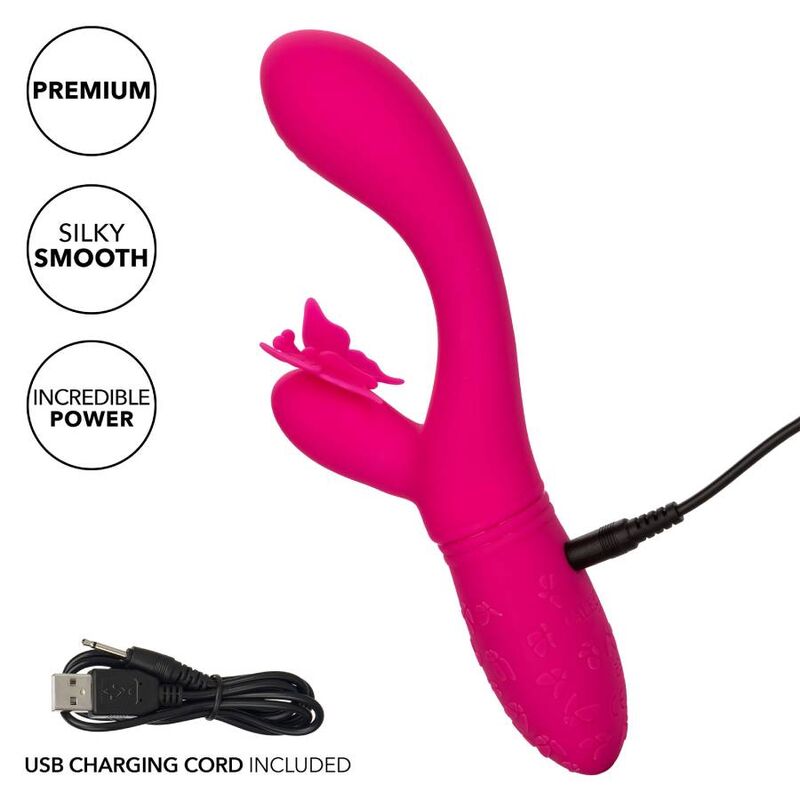 CALEXOTICS - PAPILLON KISS FLUTTER ROSE - 7eme ciel