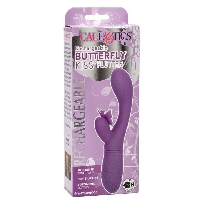CALEXOTICS - PAPILLON KISS FLUTTER VIOLET - 7eme ciel