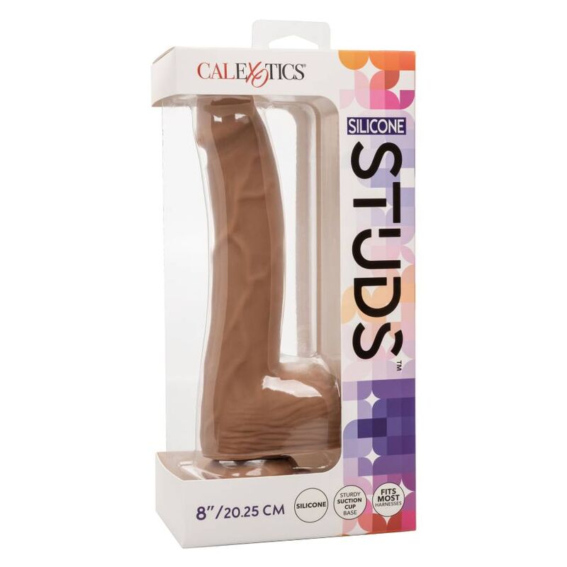 CALEXOTICS - CLOUS EN SILICONE 20.32 CM MARRON - 7eme ciel