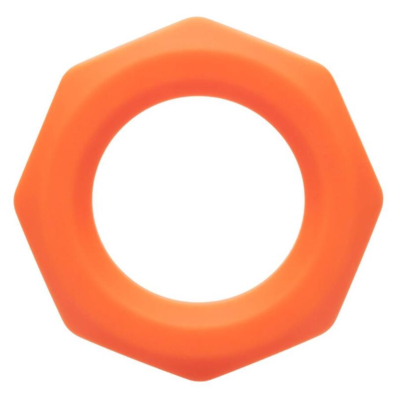 CALEXOTICS - BAGUE ALPHA SEXAGON ORANGE - 7eme ciel