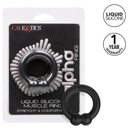 CALEXOTICS - BAGUE MUSCULAIRE ALPHA NOIR - 7eme ciel