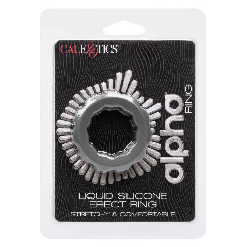 CALEXOTICS - BAGUE ALPHA ERECT GRIS - 7eme ciel