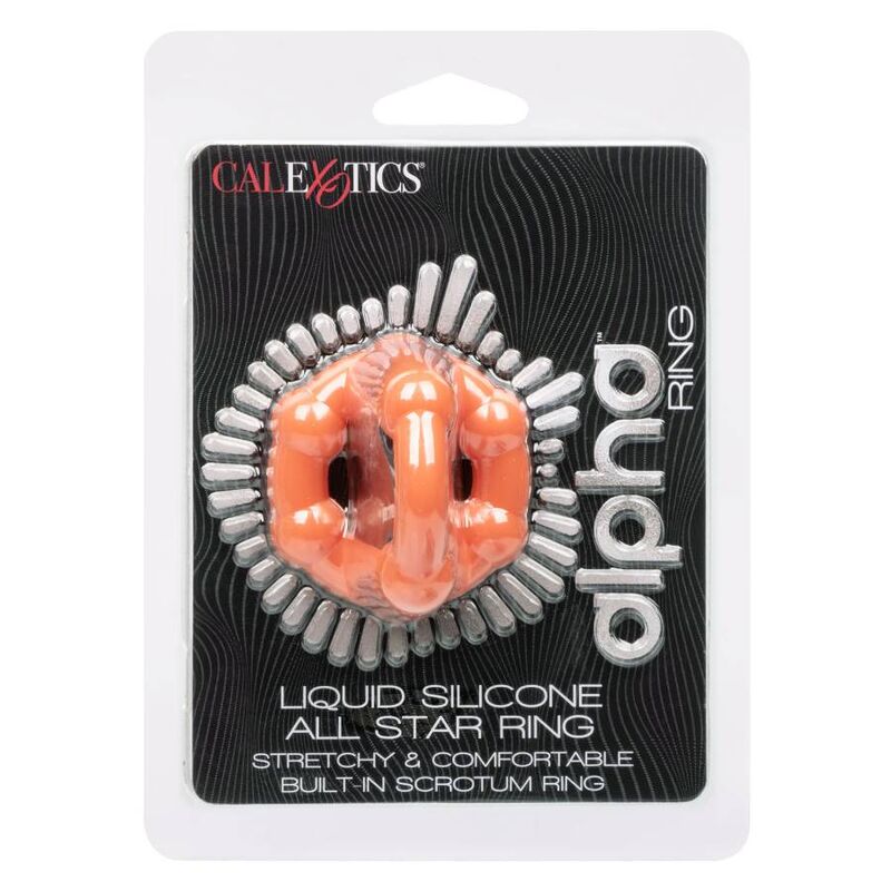 CALEXOTICS - BAGUE ALPHA ALL STAR ORANGE - 7eme ciel