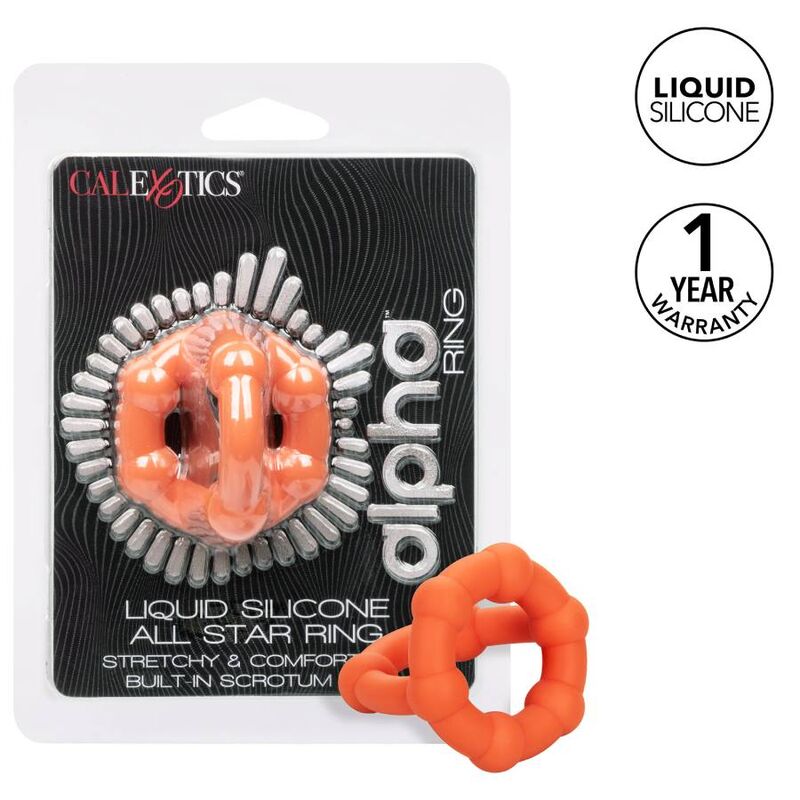 CALEXOTICS - BAGUE ALPHA ALL STAR ORANGE - 7eme ciel