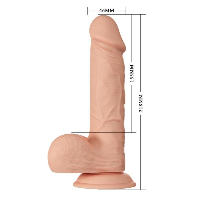 BAILE - BELLE RENCONTRE BAHAMUT GODE RÉALISTE FLEXIBLE 21.8 CM NATUREL - 7eme ciel