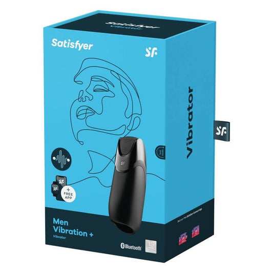SATISFYER - HOMME VIBRATION+ NOIR - 7eme ciel