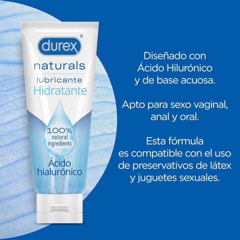 DUREX - LUBRIFIANT HYDRATANT NATUREL 100 ML - 7eme ciel