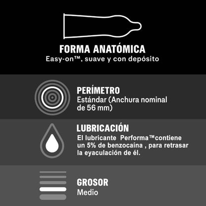 DUREX - PLAISIR PROLONGÉ RETARDÉ 12 UNITÉS - 7eme ciel