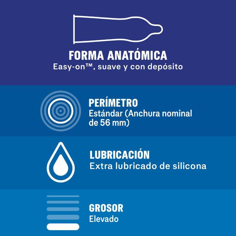 DUREX - EXTRA SÉGURO 12 UNITÉS - 7eme ciel