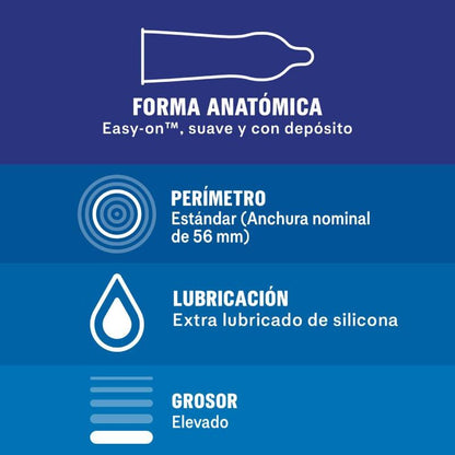 DUREX - EXTRA SÉGURO 12 UNITÉS - 7eme ciel