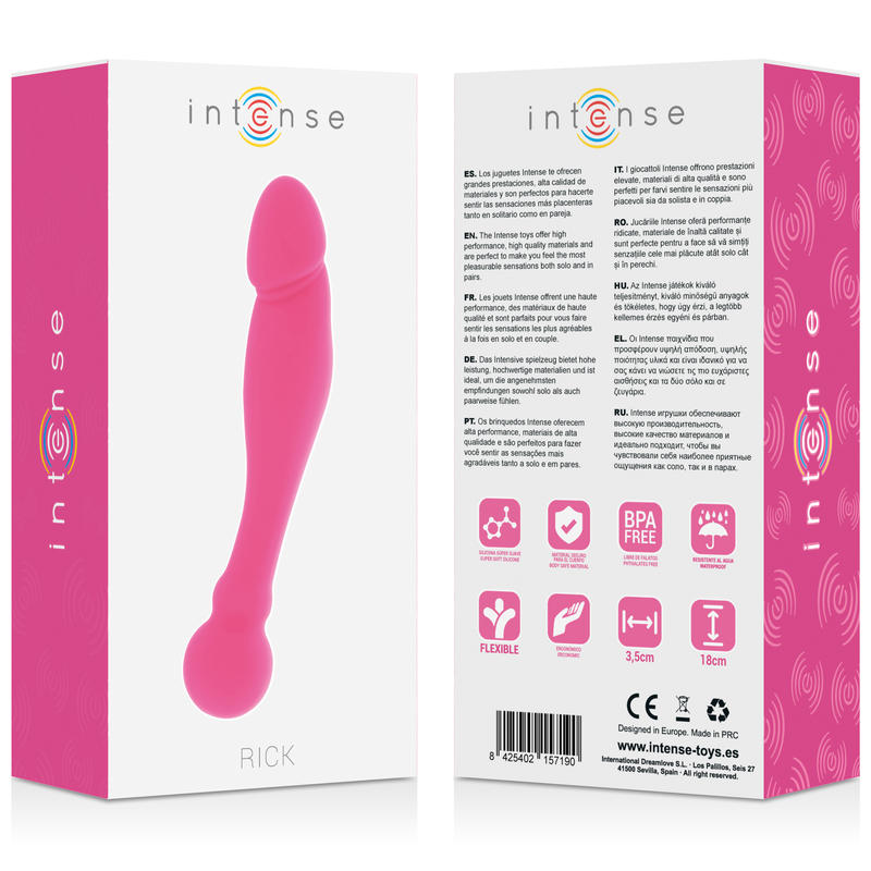 INTENSE - SILICONE RICK DOUBLE ROSE - 7eme ciel