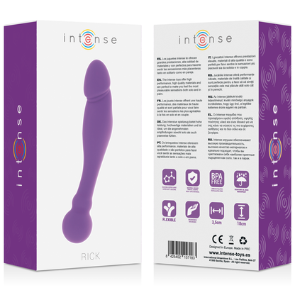 INTENSE - SILICONE RICK DUAL LILAS - 7eme ciel