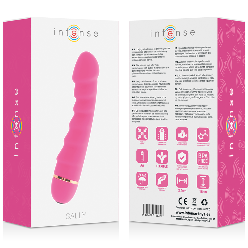 INTENSE - SALLY 20 VITESSES SILICONE ROSE - 7eme ciel
