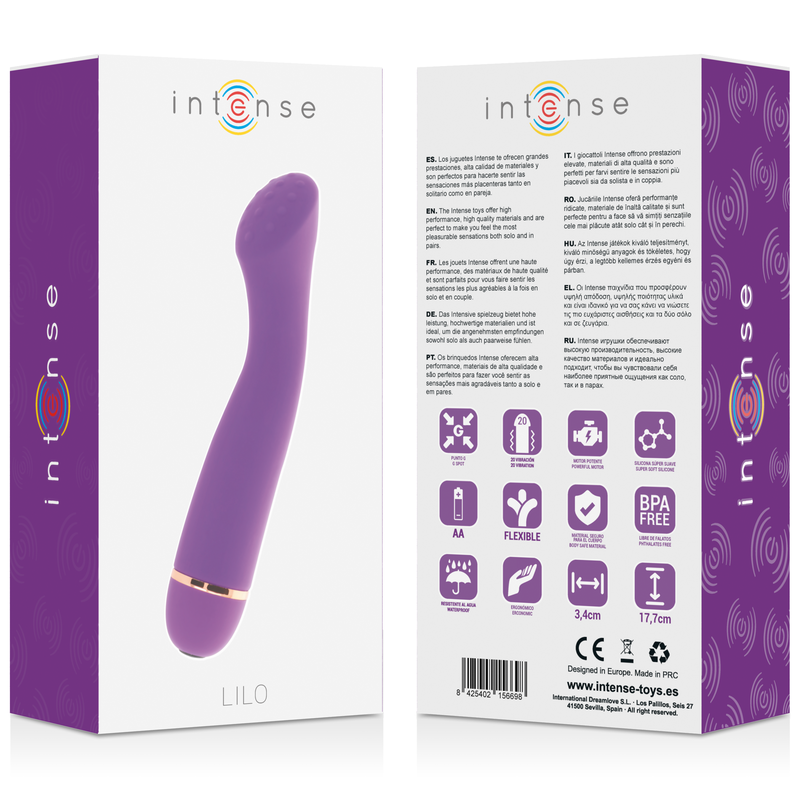 INTENSE - LILO 20 VITESSES SILICONE LILA - 7eme ciel