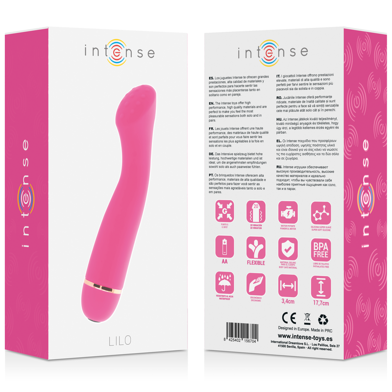 INTENSE - LILO 20 VITESSES SILICONE ROSE - 7eme ciel