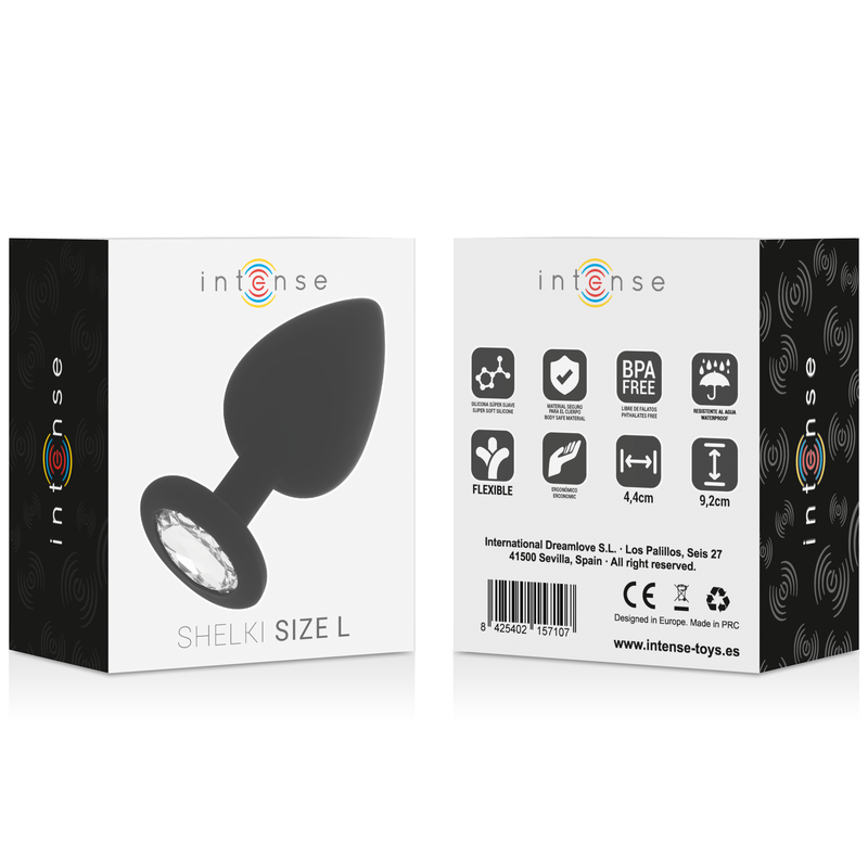 INTENSE - PLUG ANAL SHELKI L NOIR - 7eme ciel