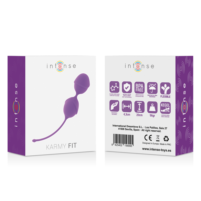 INTENSE - KARMY FIT KEGEL SILICONE LILAS - 7eme ciel