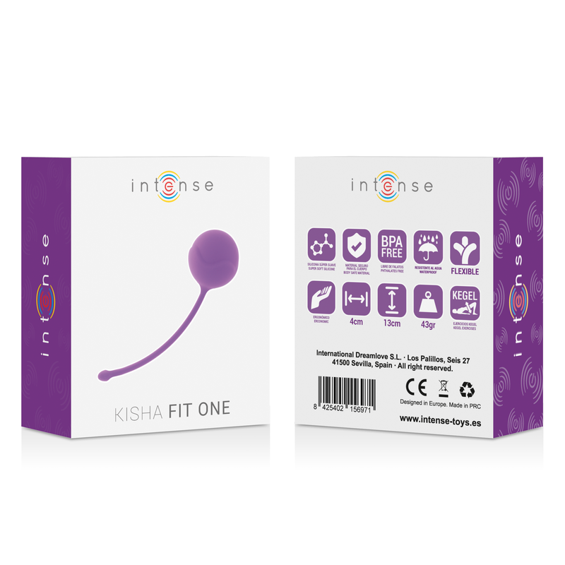 INTENSE - KISHA FIT ONE SILICONE KEGEL LILAS - 7eme ciel