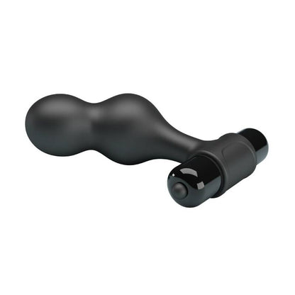 MR PLAY - PLUG ANAL VIBRATEUR EN SILICONE NOIR - 7eme ciel