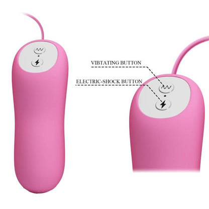 PRETTY LOVE - PINCE  ÉPILER AVEC VIBRATION ET ÉLECTROCHOC ROSE - 7eme ciel