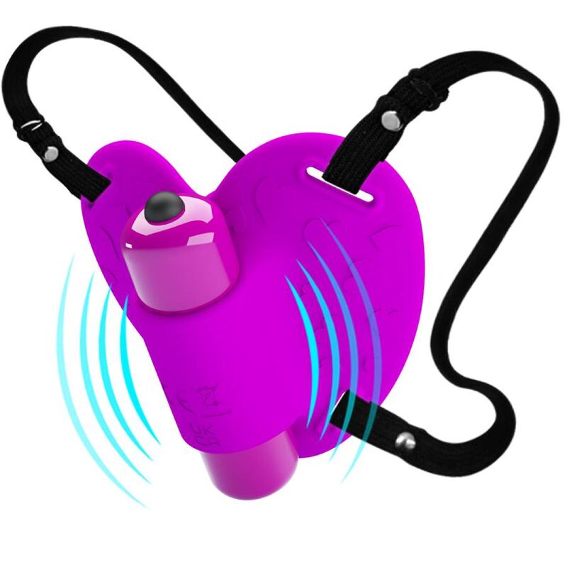 PRETTY LOVE - MASSEUR DE CLITORIS HEARTBEAT 10 MODES DE VIBRATION VIOLET - 7eme ciel