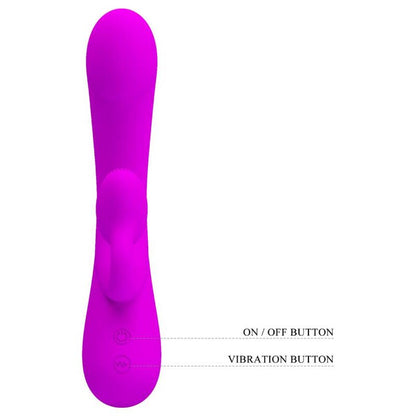PRETTY LOVE - VIBRATEUR ET SUCCION CLITORISÉ EN SILICONE SINCÈRE VIOLET - 7eme ciel