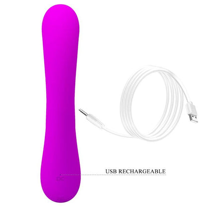 PRETTY LOVE - VIBRATEUR ET SUCCION CLITORISÉ EN SILICONE SINCÈRE VIOLET