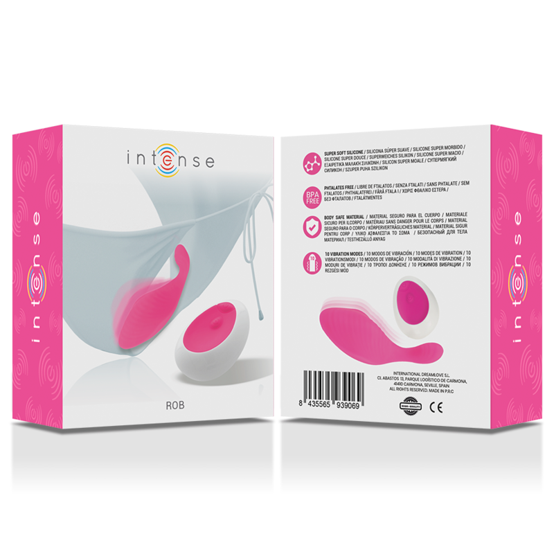 INTENSE - ROB PANTIE TÉLÉCOMMANDE ROSE - 7eme ciel