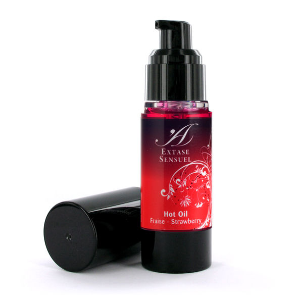 EXTASE SENSUAL - HUILE STIMULANTE CHALEUR FRAISE 30 ML - 7eme ciel