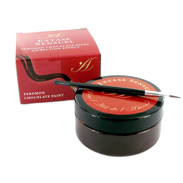 EXTASE SENSUAL - PEINTURE CORPORELLE AU CHOCOLAT AVEC EFFET DATTRACTION 50 ML - 7eme ciel
