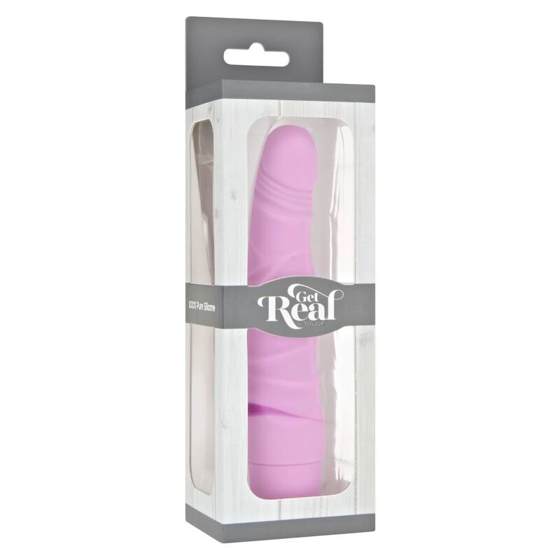 GET REAL - MINI VIBRATEUR SLIM CLASSIQUE ROSE - 7eme ciel