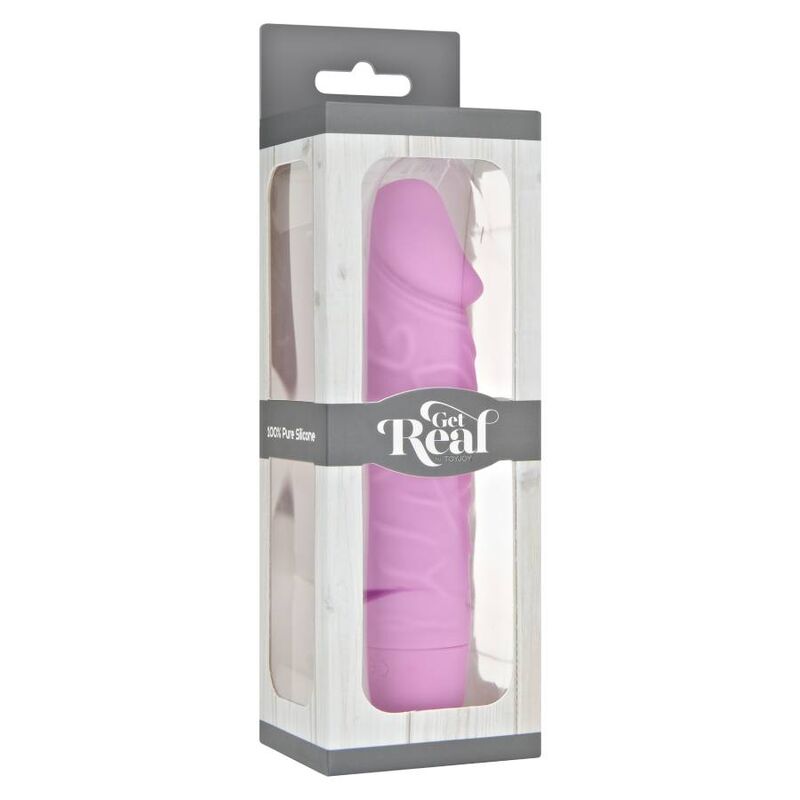 GET REAL - MINI VIBRATEUR CLASSIQUE ROSE - 7eme ciel