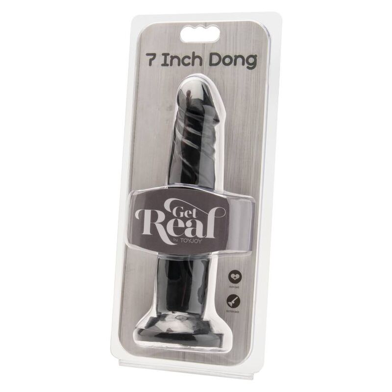 GET REAL - DONG 18 CM NOIR - 7eme ciel