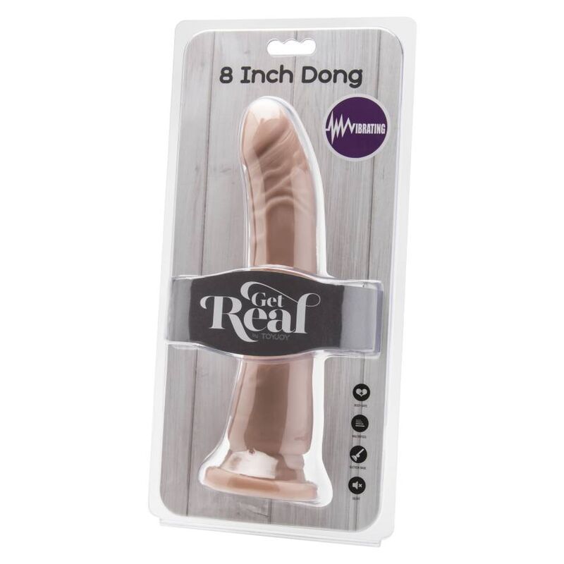 GET REAL - DONG 20,5 CM PEAU VIBRANTE - 7eme ciel