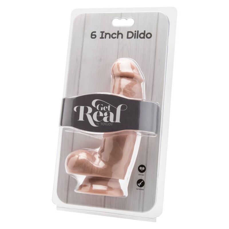 GET REAL - GODE 12 CM AVEC BILLES EN PEAU - 7eme ciel