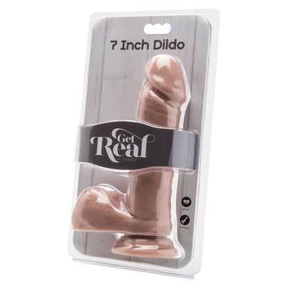 GET REAL - GODE 18 CM AVEC BILLES EN PEAU - 7eme ciel