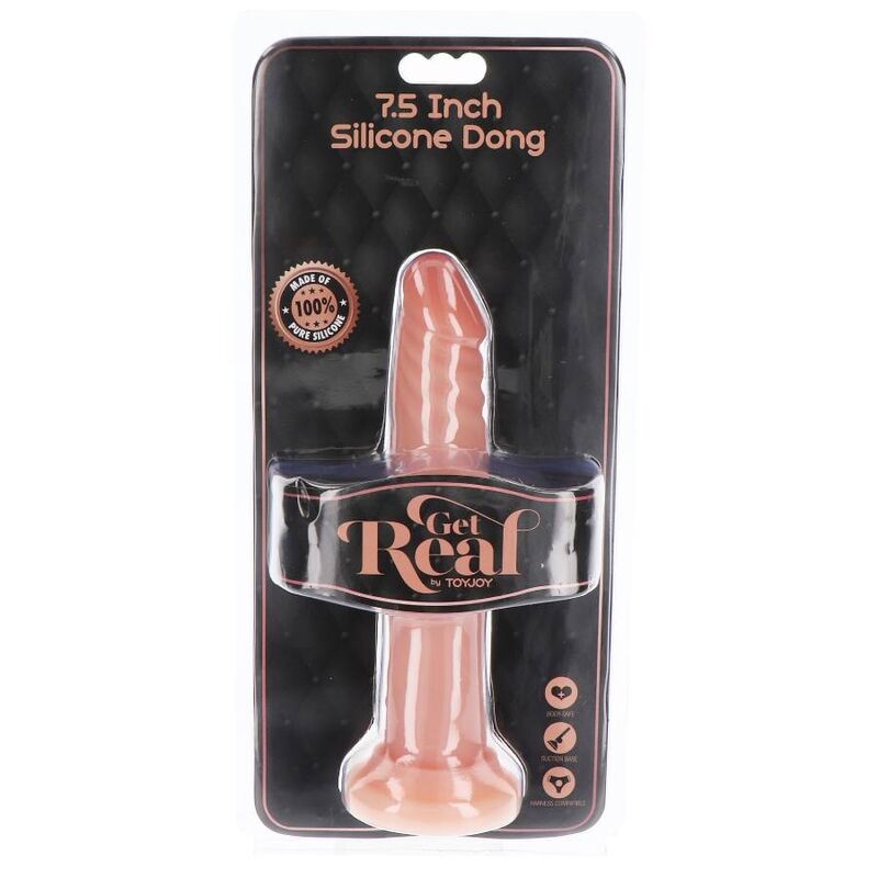 GET REAL - SILICONE DONG 19 CM PEAU - 7eme ciel