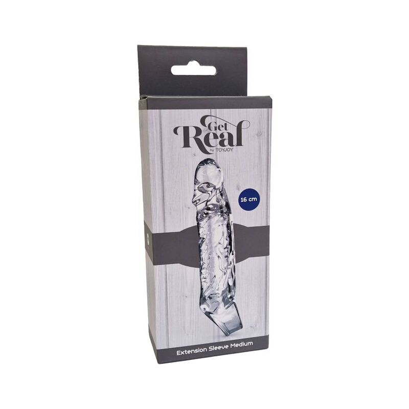 GET REAL - MANCHON DEXTENSION MOYEN TRANSPARENT - 7eme ciel