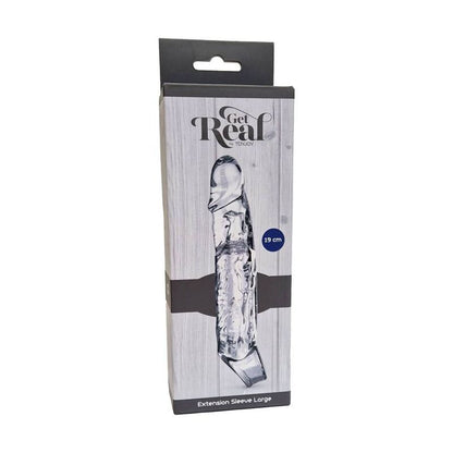 GET REAL - EXTENSION LONGUE 19 CM TRANSPARENTE - 7eme ciel