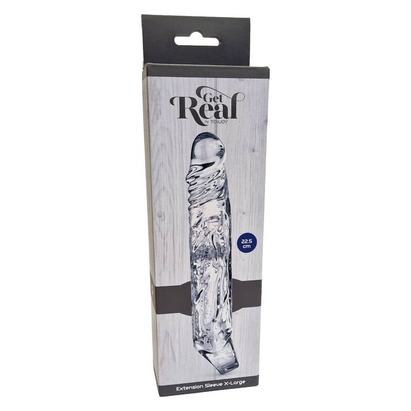 GET REAL - MANCHON DEXTENSION XLARGE TRANSPARENT - 7eme ciel