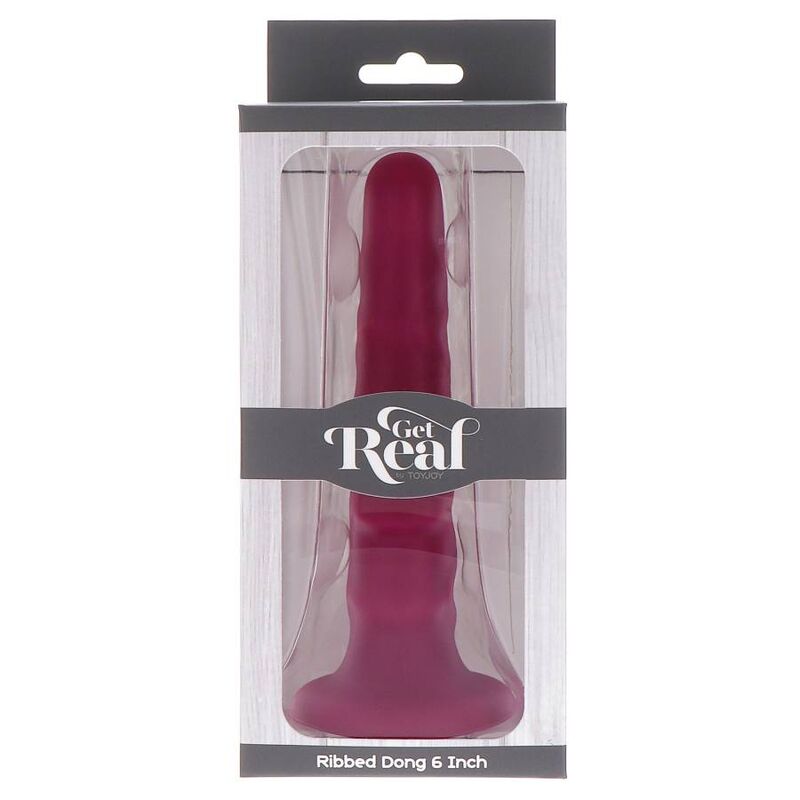 GET REAL - DONG CÔTELÉ 12 CM ROUGE - 7eme ciel