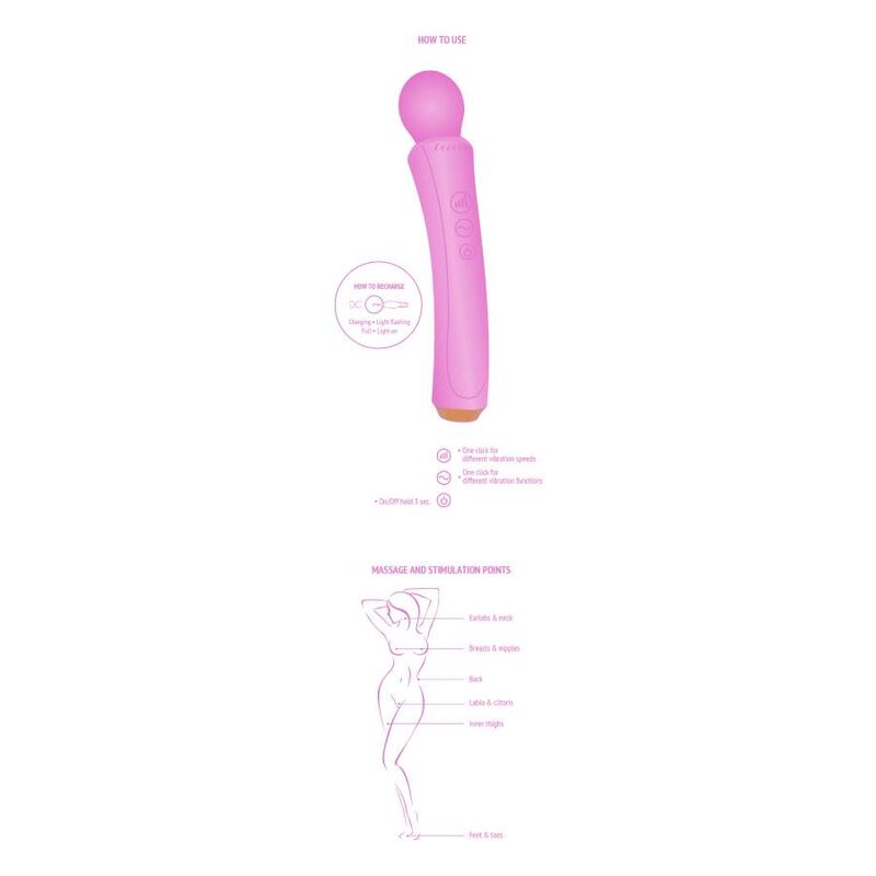 XOCOON - LA BAGUETTE COURBE FUCHSIA - 7eme ciel