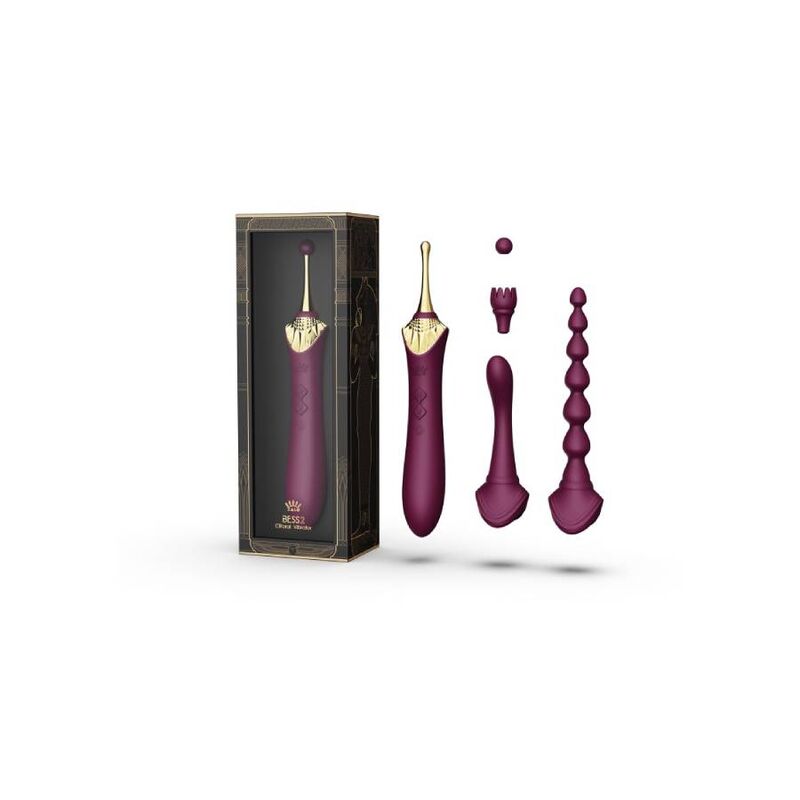 ZALO - BESS 2 CLITORAL MASSAGER PURPLE - 7eme ciel