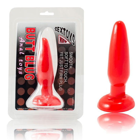 BAILE - PETIT PLUG ANAL ROUGE 15 CM - 7eme ciel